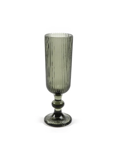 FLUTE 08295 RIGHE VERDE SCURO 150ML 6X18,5CM su Shop in Casa