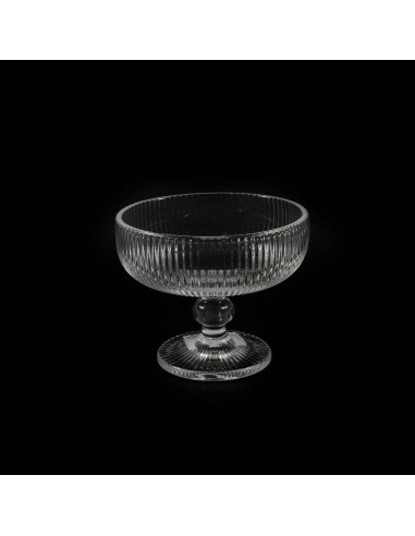 COPPA 08349 RIGHE TRASPARENTE 290ML 12X10CM su Shop in Casa