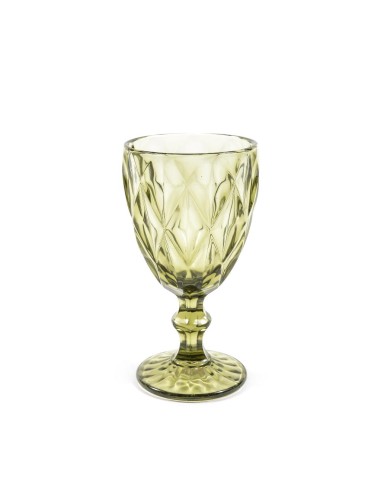 CALICE 07830 VETRO VERDE CHIARO 330ML 8,5X17CM su Shop in Casa