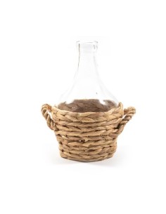 DAMIGIANA 14263 VETRO 23X17X14CM CON CESTINO BANANO su Shop in Casa