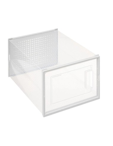 BOX E CONTENITORI SALVASPAZIO: vendita online Scatola portascarpe plastica 23x33x14 cm, contenitore trasparente, organizzazio...