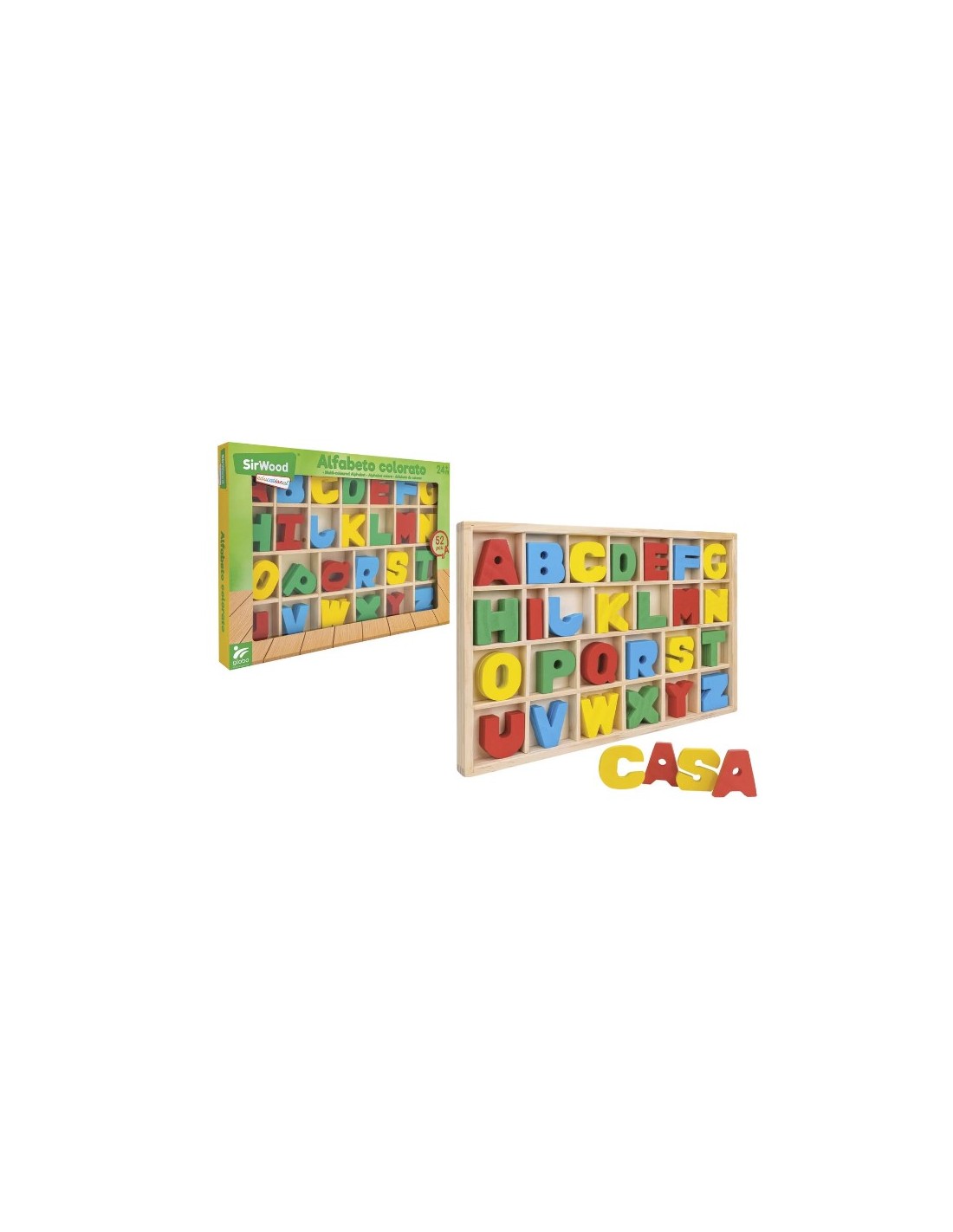 LEGNOLAND 39954 ALFABETO COLORATO 52PZ su Shop in Casa