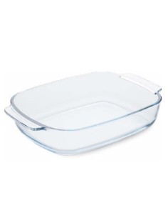 TEGLIA RETTANGOLARE 34X22,5CM 2MANICI BOROSILICATO su Shop in Casa