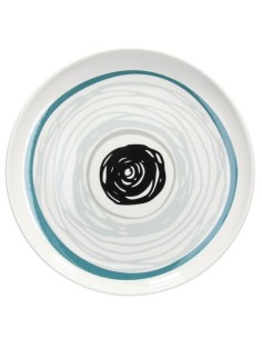 EDGE VIBES TEAL PIATTO PIANO 27CM su Shop in Casa