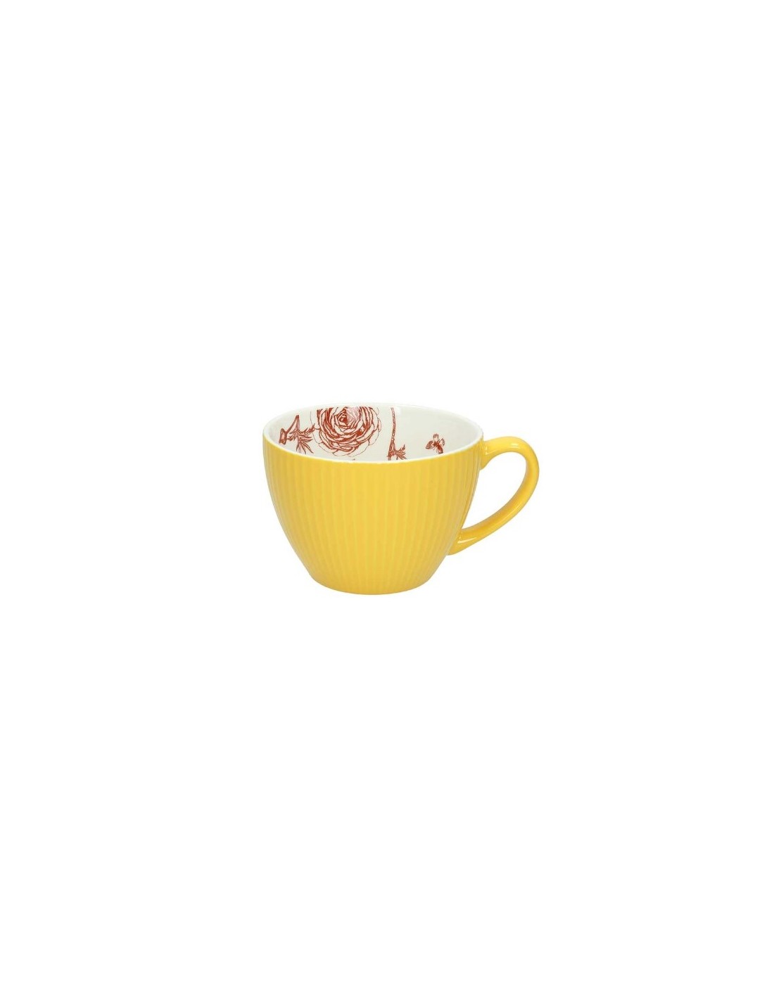 NEW MILK C BREAKFAST TIME TAZZA JUMBO 490CC GIALLO su Shop in Casa