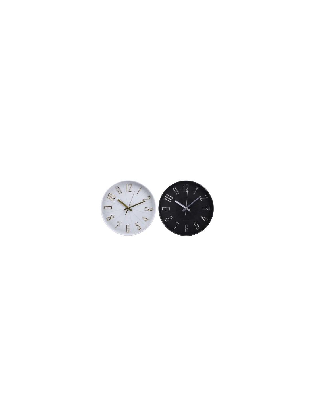 OROLOGIO PARETE 106810 PLASTICA D30CM ASSORTITO su Shop in Casa