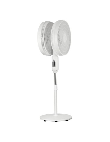 VENTILATORI: vendita online Ventilatore a Piantana Doppia Esposizione, Ø 40 cm, 12 Velocità, Timer, Telecomando, Altezza Rego...
