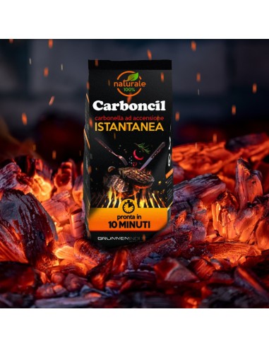 CARBONE E ACCENDI FUOCO: vendita online SACCHETTO CARBONCIL ECOLOGICO 1,5KG in offerta