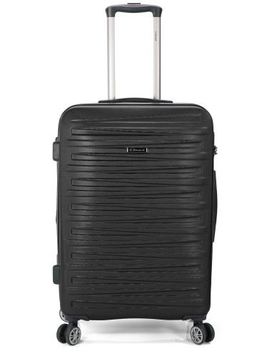 VALIGIE: vendita online TROLLEY BZ.5493 3° MISURA NERO 70CM 4RUOTE in offerta