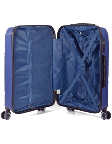TROLLEY BZ.5755 3 MIS BLU 70CM 4RUOTE su Shop in Casa