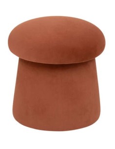 POUF 202219B NOA VELLUTO TERRACOTTA 37X40CM su Shop in Casa