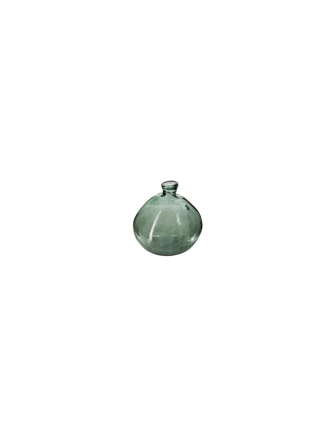 Atmosphera Vaso Rotondo Vetro Riciclato Verde Cachi D23 cm | shopincasa.it