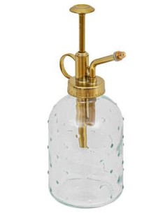 NEBULIZZATORE 198211 VETRO TRASPARENTE 33CL DORATO su Shop in Casa