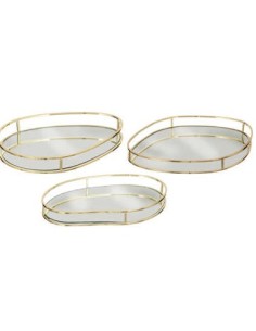 Vassoio Atmosphera 30 cm in Metallo e Vetro shopincasa.it