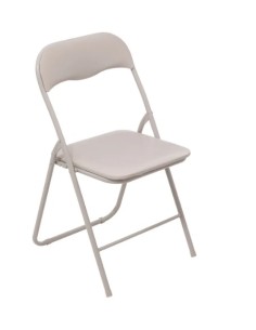 Sedia pieghevole 5five in PVC beige - shopincasa.it