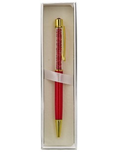 1347004 ROSSO PENNA PERLINE C/GANCIO IN BOX su Shop in Casa