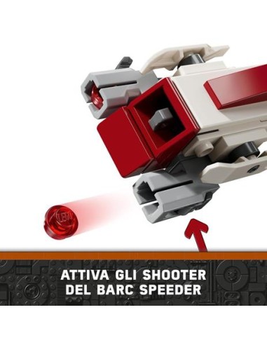 GIOCATTOLO PUBBLICIZZATO: vendita online STAR WARS 75378 FUGA DEL BARC SPEEDER in offerta