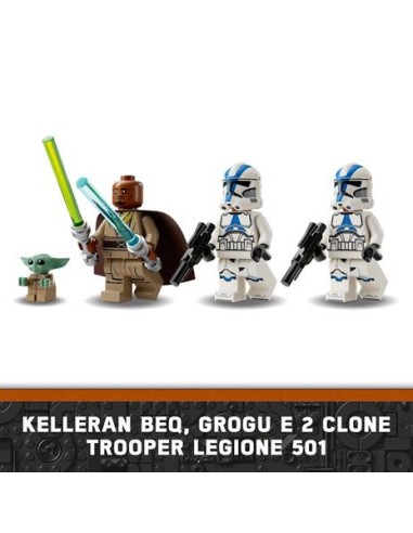 GIOCATTOLO PUBBLICIZZATO: vendita online STAR WARS 75378 FUGA DEL BARC SPEEDER in offerta