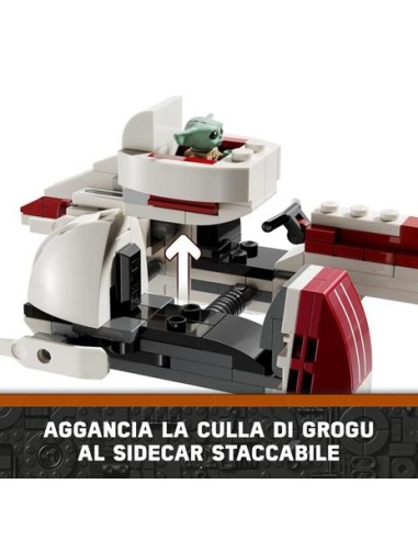 GIOCATTOLO PUBBLICIZZATO: vendita online STAR WARS 75378 FUGA DEL BARC SPEEDER in offerta