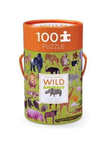 GIOCHI DI SOCIETA'E PUZZLE: vendita online PUZZLE CRC40542 100PZ ANIMALI IN BARATTOLO in offerta