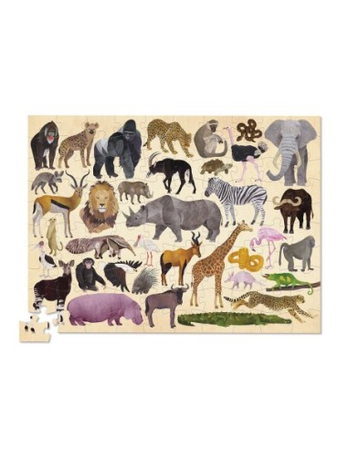GIOCHI DI SOCIETA'E PUZZLE: vendita online PUZZLE CRC40542 100PZ ANIMALI IN BARATTOLO in offerta