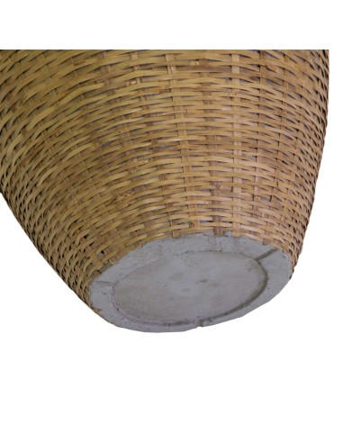VASI D'ARREDO: vendita online PORTAVASO CEMENTO BAMBOO 39xH.34cm 363679 in offerta