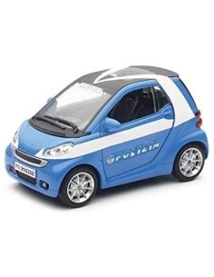 AUTOMOD 71413 SMART FORTWO POLIZIA 1:24