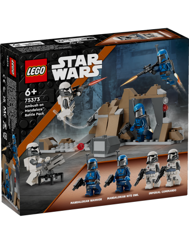 GIOCATTOLO PUBBLICIZZATO: vendita online STAR WARS 75373 BATTLE PACK AGGUATO SU MANDALORE in offerta