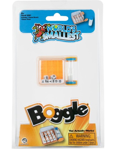 GIOCATTOLO PUBBLICIZZATO: vendita online WORLD'S SMALLEST WRL10000 BOGGLE in offerta