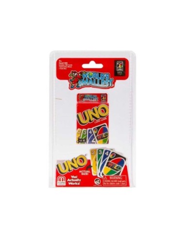 GIOCATTOLO PUBBLICIZZATO: vendita online WORLD'S SMALLEST WRL07000 UNO in offerta