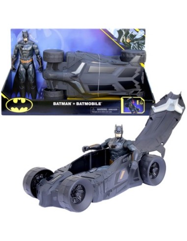 BATMAN BATMOBILE macchina per bambini action figure di Batman da 30...