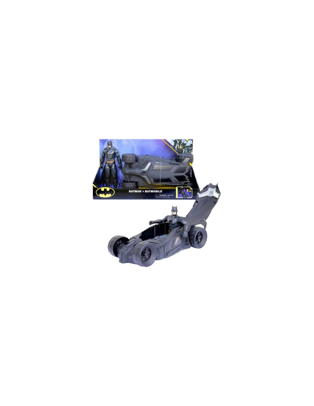 BATMAN BATMOBILE macchina per bambini action figure di Batman da 30...