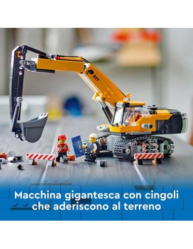 GIOCATTOLO PUBBLICIZZATO: vendita online CITY 60420 ESCAVATORE DA CANTIERE in offerta