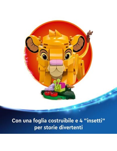 GIOCATTOLO PUBBLICIZZATO: vendita online DISNEY 43243 SIMBA CUCCIOLO DEL RE LEONE in offerta