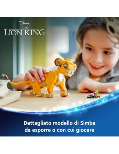 GIOCATTOLO PUBBLICIZZATO: vendita online DISNEY 43243 SIMBA CUCCIOLO DEL RE LEONE in offerta