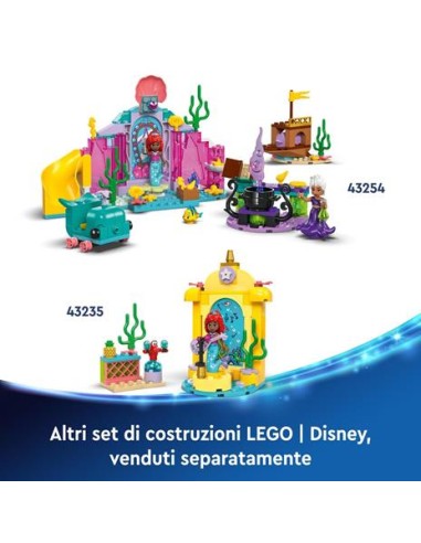 GIOCATTOLO PUBBLICIZZATO: vendita online DISNEY 43235 PALCOSCENICO MUSICALE DI ARIEL in offerta