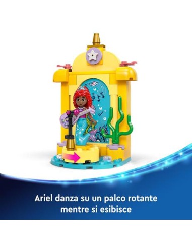 GIOCATTOLO PUBBLICIZZATO: vendita online DISNEY 43235 PALCOSCENICO MUSICALE DI ARIEL in offerta