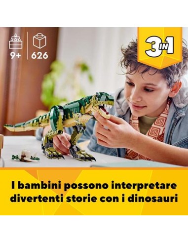 GIOCATTOLO PUBBLICIZZATO: vendita online CREATOR 31151 T-REX in offerta