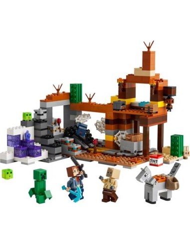 GIOCATTOLO PUBBLICIZZATO: vendita online MINECRAFT 21263 MINIERA DELLE BADLANDS in offerta