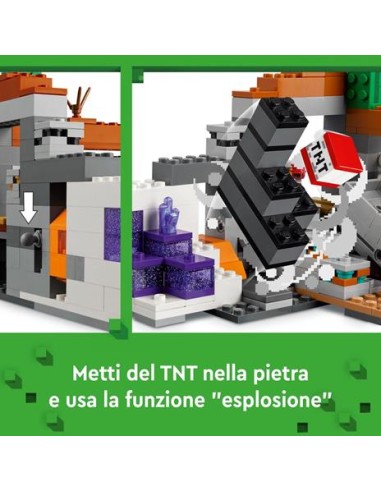GIOCATTOLO PUBBLICIZZATO: vendita online MINECRAFT 21263 MINIERA DELLE BADLANDS in offerta