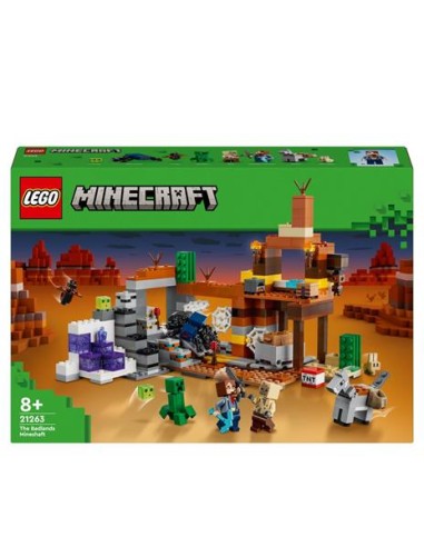 GIOCATTOLO PUBBLICIZZATO: vendita online MINECRAFT 21263 MINIERA DELLE BADLANDS in offerta