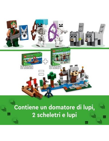 MINECRAFT 21261 IL CASTELLO DEL LUPO su Shop in Casa