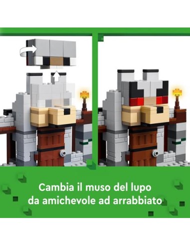 MINECRAFT 21261 IL CASTELLO DEL LUPO su Shop in Casa