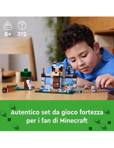MINECRAFT 21261 IL CASTELLO DEL LUPO su Shop in Casa