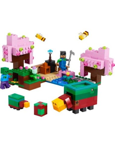 GIOCATTOLO PUBBLICIZZATO: vendita online MINECRAFT 21260 GIARDINO DEL CILIEGIO IN FIORE in offerta