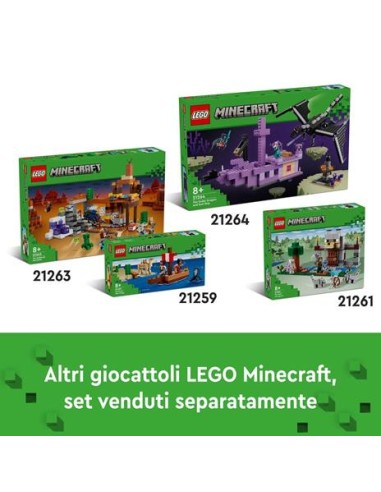 GIOCATTOLO PUBBLICIZZATO: vendita online MINECRAFT 21260 GIARDINO DEL CILIEGIO IN FIORE in offerta