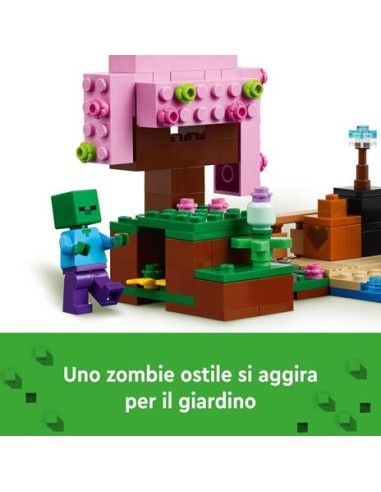 GIOCATTOLO PUBBLICIZZATO: vendita online MINECRAFT 21260 GIARDINO DEL CILIEGIO IN FIORE in offerta