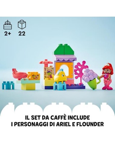 GIOCATTOLO PUBBLICIZZATO: vendita online DUPLO 10420 CHIOSCO DEL CAFFE DI ARIEL in offerta
