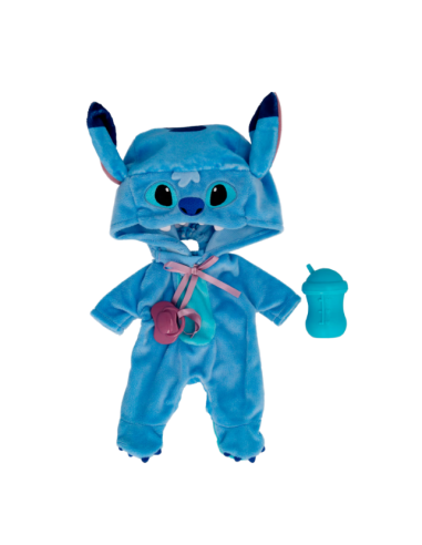 Cry Babies Disney Stitch, bambola con pigiama blu, suoni realistici...