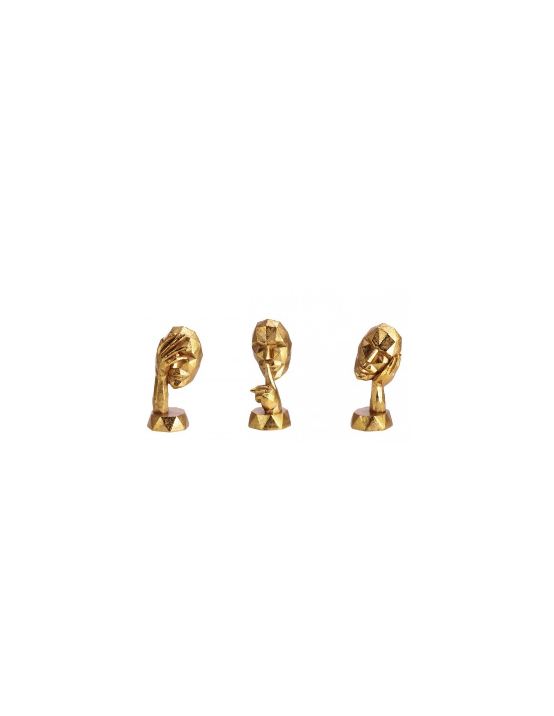 FIGURA VISO 104332 RESINA 12X10X22CM ASSORTITO su Shop in Casa